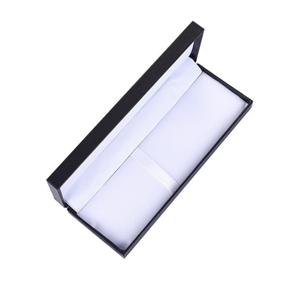 Portable Empty Gift Box Black Jewelry Present Case Suitable for Necklaces Watches Fountain Pens Display Retail Shipping
