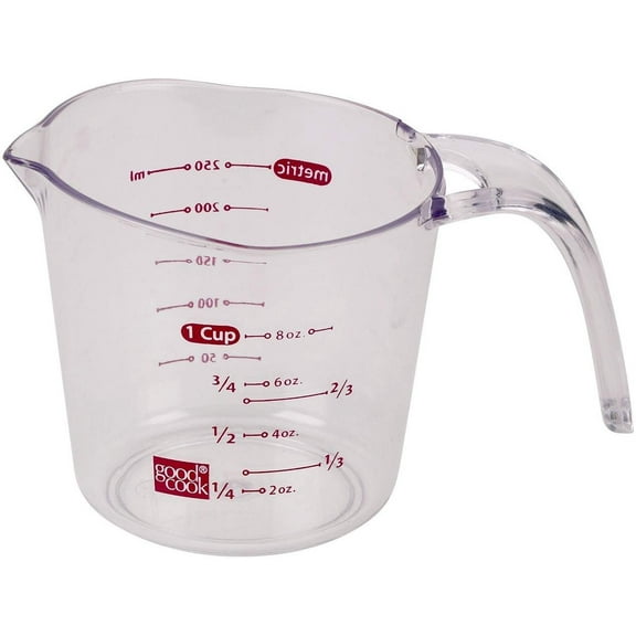 GoodCook Measuring Cup - 1 Cup Capacity - Single Piece, Clear