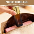 thumbnail image 6 of Amber Glass Roll-on Bottles, 2 Pack 50ml Empty Vials with Rose Quartz Roller Balls, Leak-Proof Travel Containers, 6 of 6