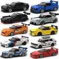 thumbnail image 2 of MOC MK4 Supra Speed Champions Racing Car Sports RS6 RX-7 Building Blocks Famous Racers City Vehicle Technique Bricks Toys Boys, 2 of 10