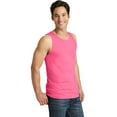 thumbnail image 4 of Port & Company Pigment Dyed Tank Top-M (Neon Pink), 4 of 6