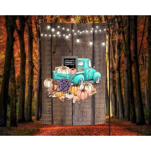 Pumpkin Fall Garden Flag