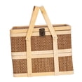 thumbnail image 4 of Cesta de picnic tejida, cesta de almacenamiento de alimentos, doble capa, cesta para envolver regalos, cesta de bambú, cesta para alimentos, pan, S, 4 of 9