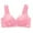 Rose Gold, variant on Sokhug Women's Fashion Plus Size Wire Free Comfortable Printing Push Up Hollow Out Bra Underwear