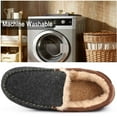 thumbnail image 4 of RockDove Men's Hearthfire Memory Foam Moc Slipper, 4 of 6