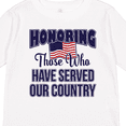 thumbnail image 4 of Inktastic Veterans Day Military Honoring Those Who Serve Boys or Girls Long Sleeve Toddler T-Shirt, 4 of 5
