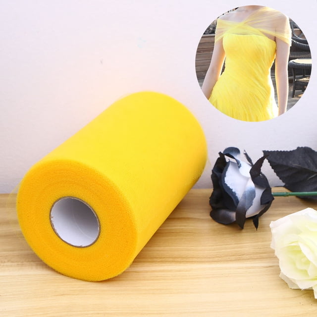 unbranded Tela De Tul Dorado En Rollo Para De Eventos Y Manualidades DIY
