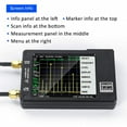 thumbnail image 4 of Portable Tinysa Spectrum Analyzer, AURSINC V0.3.1 Handheld Frequency Analyzer, Signal Generator 100kHz to 960MHz MF/HF/VHF UHF Input ESD Protected Function with 2.8 inch Touchsc, 4 of 9