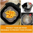 thumbnail image 2 of 2 Pcs Pot en Silicone pour Friteuse à Air Chaud avec Poignée Doublure de Friteuse à Air Résistante Panier en Silicone pour Friteuse à Air Réutilisable Résistant à la Chaleur Sans BPA Accessoires pour Friteuse à Air pour Cuisine, 2 of 7
