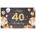 thumbnail image 1 of unbranded Banner Para Fiesta De Cumpleaños En Poliéster Con Vibrante Para, 1 of 6
