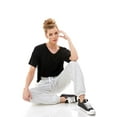 thumbnail image 2 of Women's High Waisted Sporty Gym Athletic Fit Jogger Sweatpants and Loose fit Lounge Trousers Made in USA…, 2 of 7