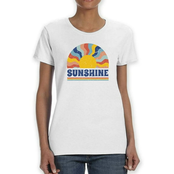Sunshine T-Shirt Women -Smartprints Designs, Female Large
