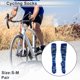 thumbnail image 2 of Calcetines de ciclismo Unique Bargains, transpirables, moldeadores, absorbentes de sudor, anti-fricción, calcetines para bicicleta al aire libre, azules, tamaño S-M, neutros y universales, 1 par, 2 of 7