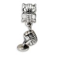 thumbnail image 1 of Microphone en Argent Sterling Perle Pendante, 1 of 1