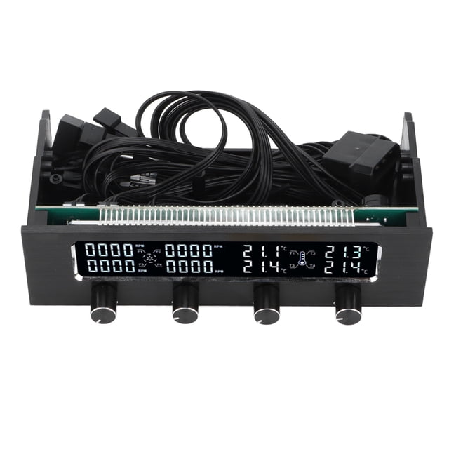 Controlador de ventilador de PC Ticfox con Pantalla LCD y velocidad ajustable