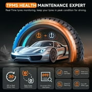 Foxwell T2000 PRO Automotive TPMS Sensors Activate Relearn Program-ming Scan Tool, Car Tire Pressure Diagnostic Tool, Lifetime Free Update