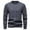 Gray, variant on HAiming Men's Sweater Long-Sleeve Crew Neck Strenchy Casual Solid Color Pullover Tops Trendy Clothes