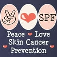 thumbnail image 3 of CafePress - Peace Love SPF Long Sleeve Dark T Shirt - Long Sleeve Dark T-Shirt, 3 of 4