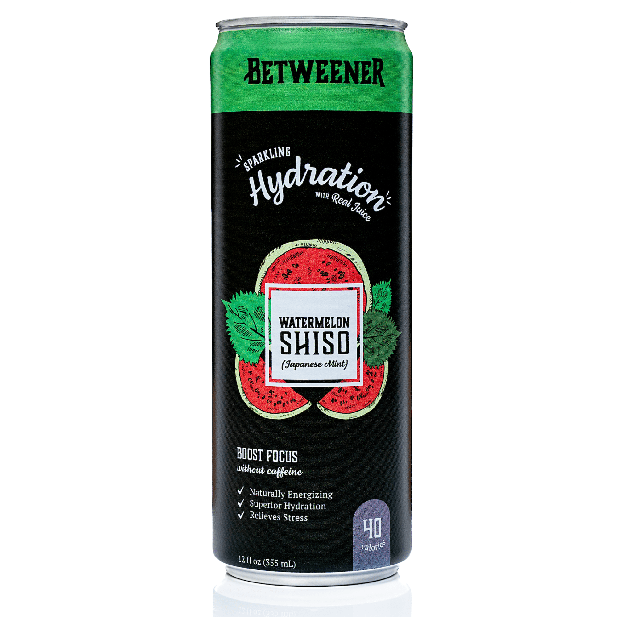 Betweener Sparkling Water with Real Squeezed Juice. Low Cal with Real