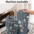thumbnail image 5 of Multicolor Arrow Pattern Bathroom Rugs Mat,Non Slip Microfiber Bathroom Rug,Rubber Backing,Soft Bathroom Mats for Bathroom Floor,Tub and Shower,17x27in(43x68cm), 5 of 5