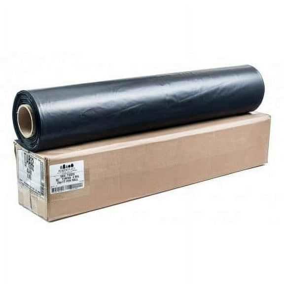 Plasticplace Compactor Tubing │ 4 Mil │ Black │ 32” x 244 ft