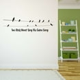 thumbnail image 3 of Children Two Birds never sing the same Song Cute Quotes & Sayings Wall Decal Decoration Motivational Quote Vinyl Wall Sticker Room Decor Lasts Years and Easily Removable - Size: 40 In(W) x 12 In(H), 3 of 5