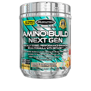 Amino Build Next Gen Energy Supplement, Formulated with BCAA Amino Acids, Betaine, Vitamin B12 & B6 for Muscle Strength & Endurance, White Raspberry, 30 Servings (282g)