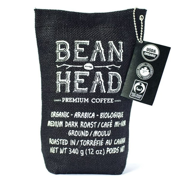 BEAN HEAD – Moulu - Café biologique de première qualité