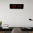 thumbnail image 3 of Reloj Digital LED, Reloj LED Digital Reloj Elegante Con Enchufe Europeo, aleación De Aluminio Para Dormitorio, Estudio, Oficina Ketchen, 3 of 7