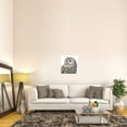 thumbnail image 3 of Global Gallery's 'Beautiful Owls I Pastel Crop' by Daphne Brissonnet Stretched Canvas Wall Art, 3 of 4