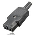 thumbnail image 1 of 10A Prise d'Alimentation en Ligne Femelle Réinjectable à 3 Broches 250V IEC 320 C13, 1 of 8