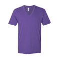 thumbnail image 1 of American Apparel Fine Jersey V-Neck Tee, S, Purple, 1 of 2