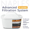 thumbnail image 2 of Filtro de agua de repuesto Naples Naturals EF Alkaline pH+, 2 of 5