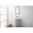 thumbnail image 2 of Design Element Stella 16.5” Bathroom Vanity in Oak with Porcelain white Vanity Top Freestanding or Wall Mounted, 2 of 12