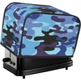 thumbnail image 1 of Toaster Cover 4 Slice Camouflage Dustproof Bread Maker Cover Fingerprint Bakeware Protection Wide Slot Toaster Bag Reusable Kitchen Small Appliance Cover TC278, 1 of 5