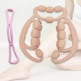 thumbnail image 6 of Kuntesetty 24 Wheel Fascia Muscle Relax Roller Deep Tissue Massage Tool for Workout Arm Pink, 6 of 9