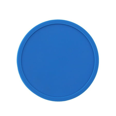 

Yannee 6 Pcs Silicone Coaster Non-slip Cup Mats Round Rubber insulation Anti-scald Pad