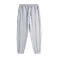 thumbnail image 1 of Pantalones largos para hombre, color liso, informales, con cordón en el tobillo, pantalones largos para hombre, 1 of 5