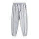 thumbnail image 1 of Pantalones largos para hombre, color liso, informales, con cordón en el tobillo, pantalones largos para hombre, 1 of 5