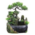 thumbnail image 1 of EU Plug,Indoor Simulation Resin Rockery Waterscape Feng Shui Water Fountain Home Desktop Decoration Crafts, 1 of 5