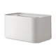 thumbnail image 2 of HaoXun Sturdy Plastic Tissue Box Cover Organizer for Bathroom, Kitchen, Bedroom – Waterproof, Durable Storage Solution with Easy Refill, White (18.7x11.7x7.2cm), 2 of 6