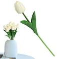 thumbnail image 3 of 12PCS Artificial Tulips That Look Real, Real Touch Tulips, Tulips Artificial Flowers Indoor Wedding Party Decor Artificial Tulip Flowers Home Gift Photograph Prop, Colorful, 12Pack, 3 of 5