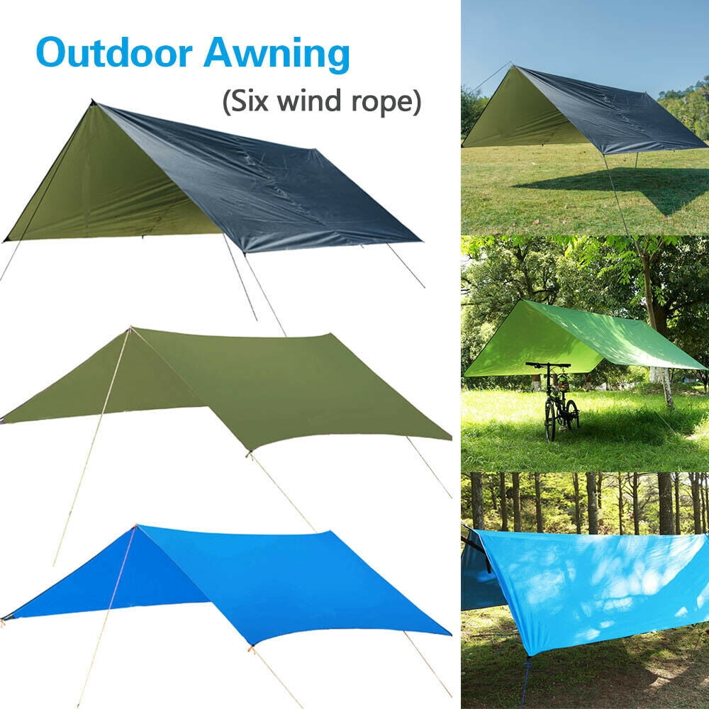Waterproof Tent Rain Sun Shade Hammock Shelter Camping Picnic Awning Cover UK 