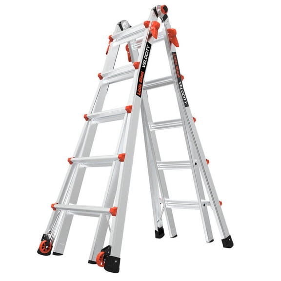 Little Giant Velocity, Aluminum Ladder, 18 ft Reach, 15422-001