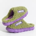 thumbnail image 2 of Vedolay Fuzzy Slippers Women Cozy Warm House Shoes Comfort Slip On House Slippers for Women Purple,41, 2 of 5