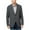 Grey - storm, variant on Michael Kors Mens Checked Two Button Blazer Jacket, Grey, 42 Regular