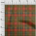 thumbnail image 1 of oneOone Silk Tabby Fabric Tartan Check Print Fabric By The Yard 42 Inch Wide, 1 of 4