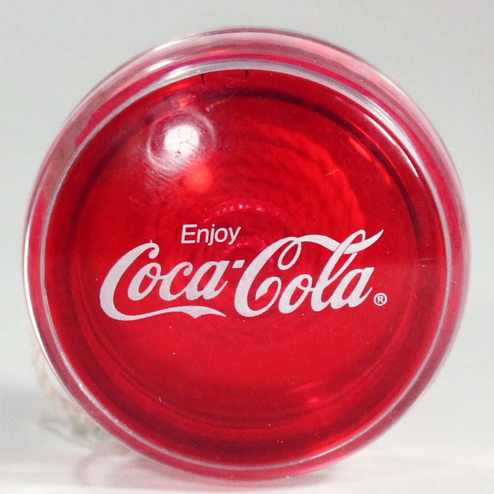 2002 Enjoy CocaCola YoYo Translucent Red and Clear YoYo