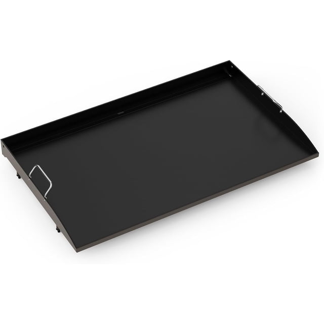 36 Inch Flat Top Griddle Replacement Top for Blackstone 36" 4-Burner Gas Grill Cooking Station, Ceramic Coated Steel Griddle Top Replacement with Rear Grease System, Black