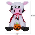 thumbnail image 2 of Airblown Halloween Baby Cow, 2 of 3